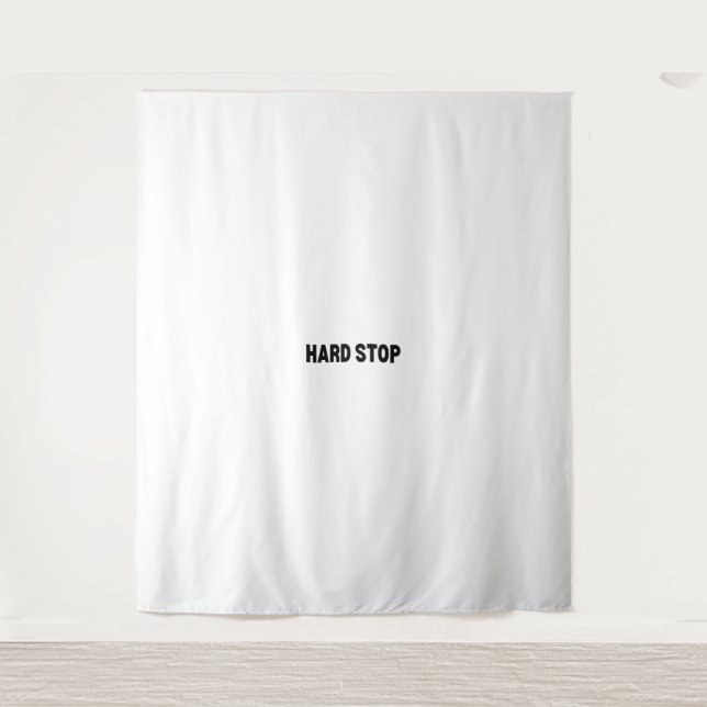 Tenture Hard Stop | Industriel  (Devant)