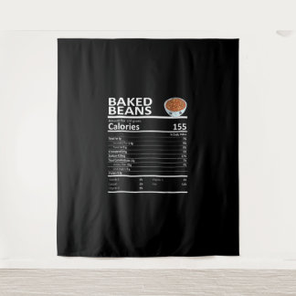 Tenture Haricots cuits Faits nutritionnels Thanksgiving X-