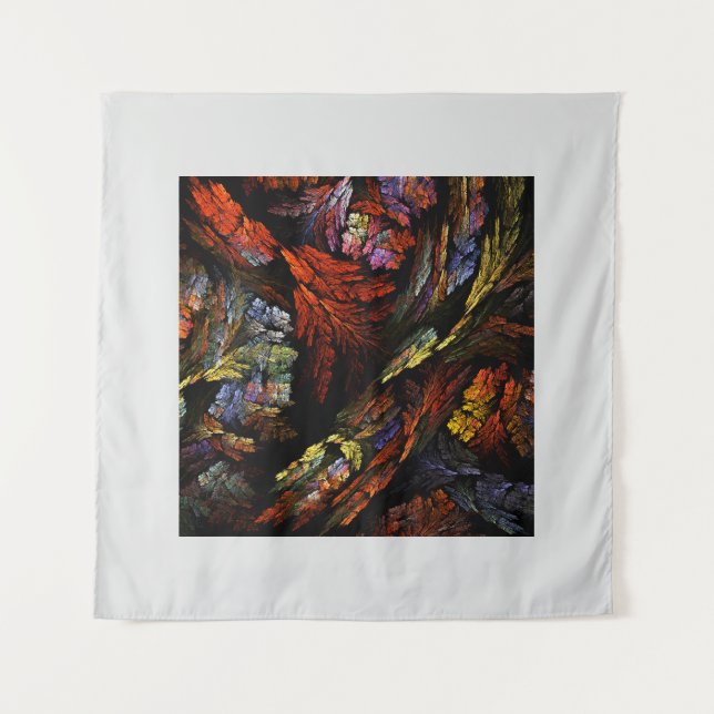 Tenture Harmonie des couleurs Art Abstrait (Devant)