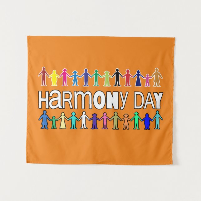 Tenture Harmony Day Australie (Devant (Horizontal))