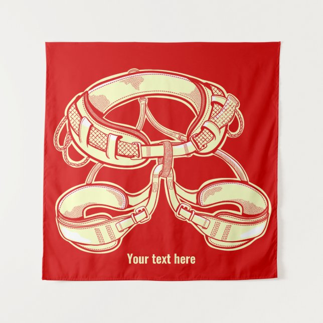 Tenture Harnais escalade (Devant)