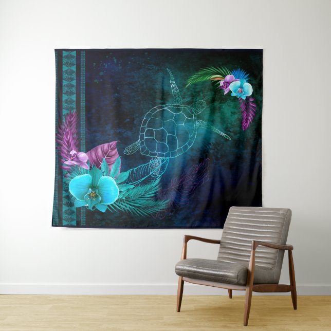 Tenture Hawaiian Dreams Tapestry Wall (En situation (horizontale))