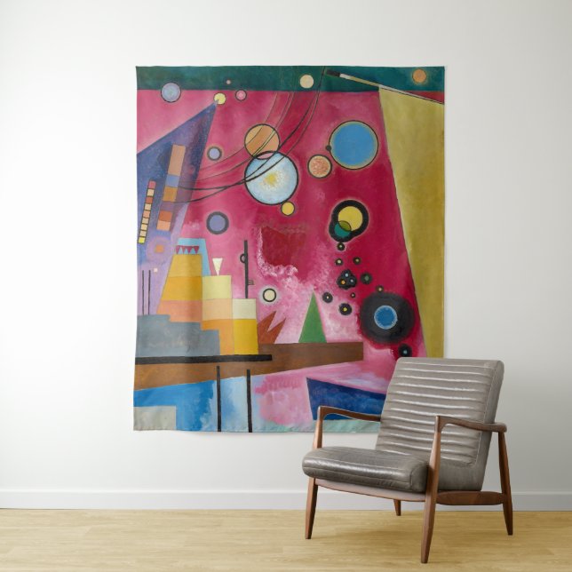 Tenture Heavy Red | Kandinsky | (En situation)