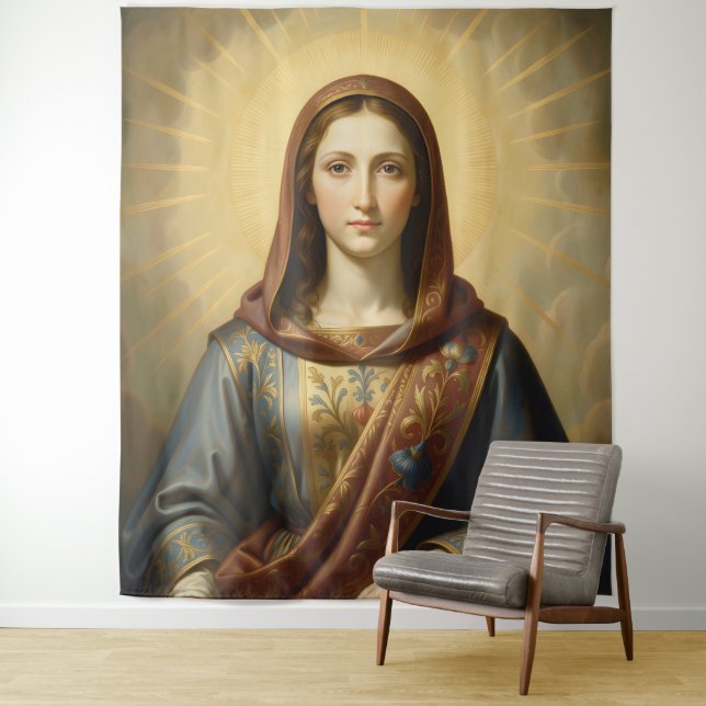 Tenture Heilige Mutter Gottes – Göttliche Liebe & Schutz´6 (En situation)