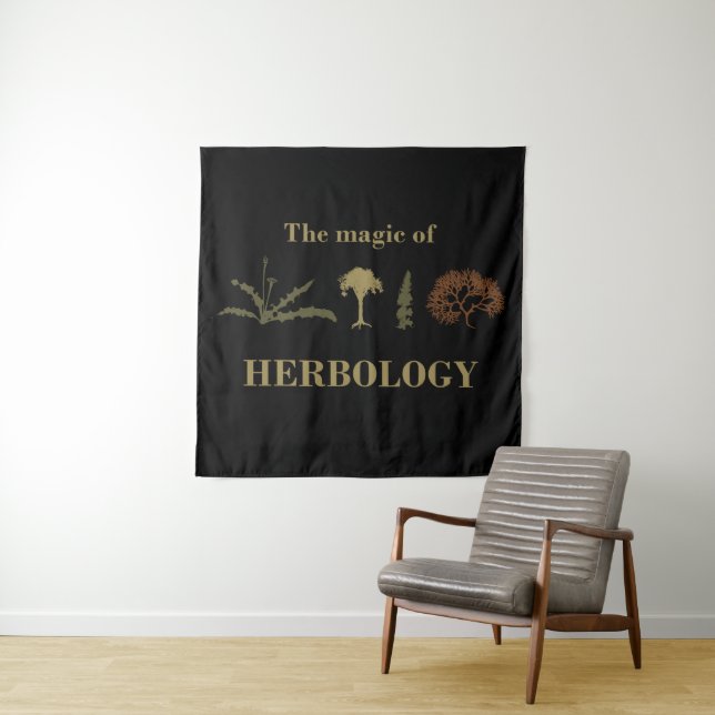 Tenture Herboristerie herborisme herboriste (En situation)