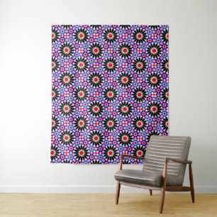 Tenture Héritage mosaïque : Art Zellige andalou marocain