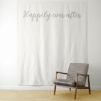 Heureux Jamais après Pearl White Argent fond