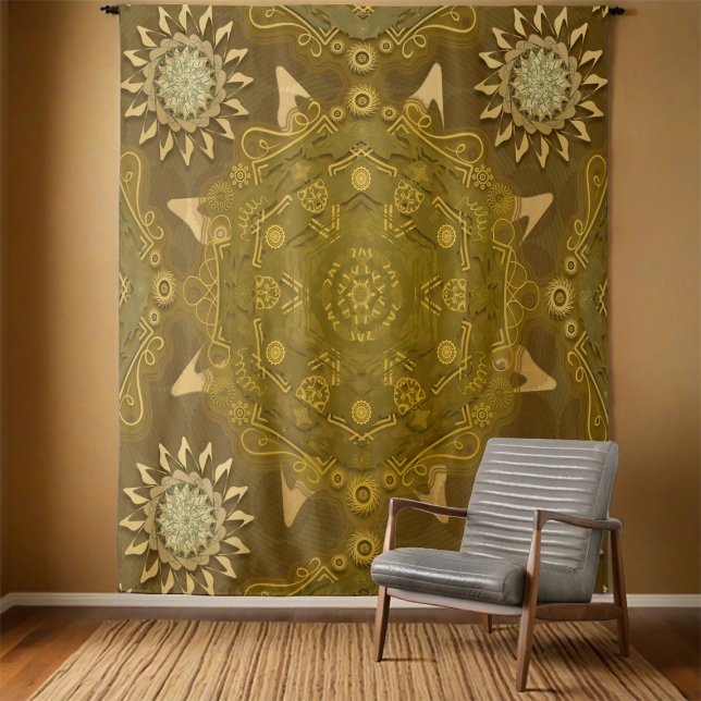 Tenture Hexa Golden Ursidae (Créateur téléchargé)