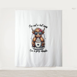 Tenture Highland Cow Coffee, Coffee Cow