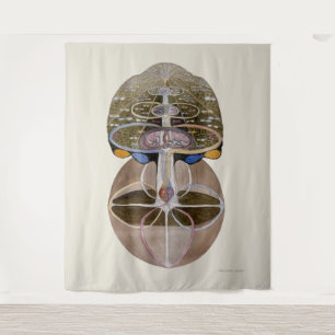 Tenture Hilma af Klint - Arbre de la connaissance, no 1