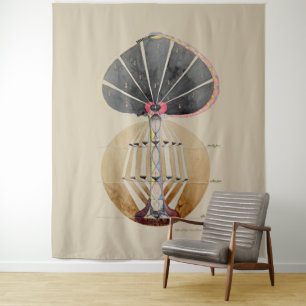 Tenture Hilma af Klint - Arbre du savoir, no 3