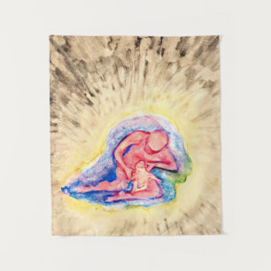 Tenture Hilma af Klint - Mère et Enfant