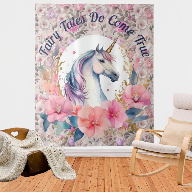 Tenture Histoire florale de la licorne (Créateur téléchargé)