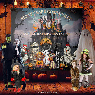 Tenture Historique annuel éffrayant de l'événement Hallowe