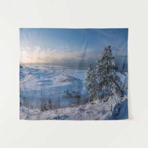 Tenture Hiver neigeux Côte balte