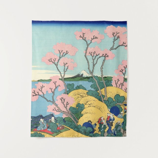 Tenture Hokusai Fuji de Gotenyama sur le Tōkaidō à Shin (Devant)