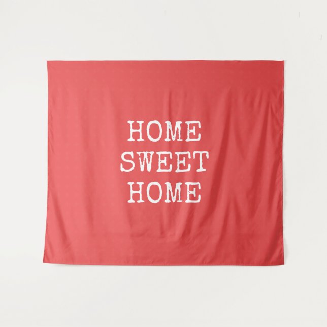 Tenture Home sweet home design minimal (Devant (Horizontal))