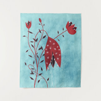 Tenture Horreur Art Déplaisant Plante carnivore