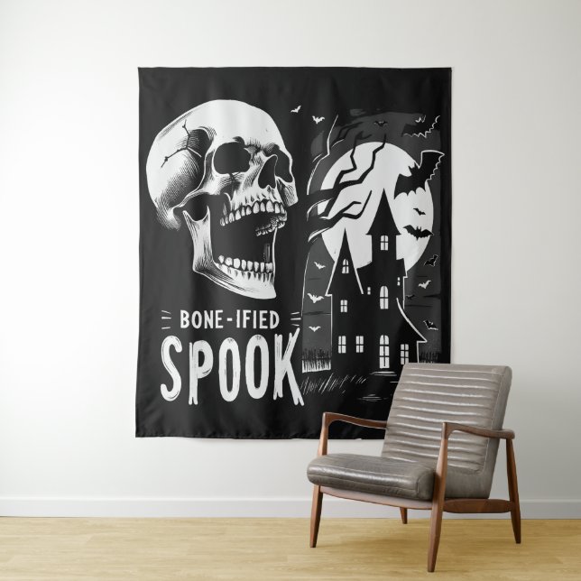 Tenture Horreur Halloween  (En situation)