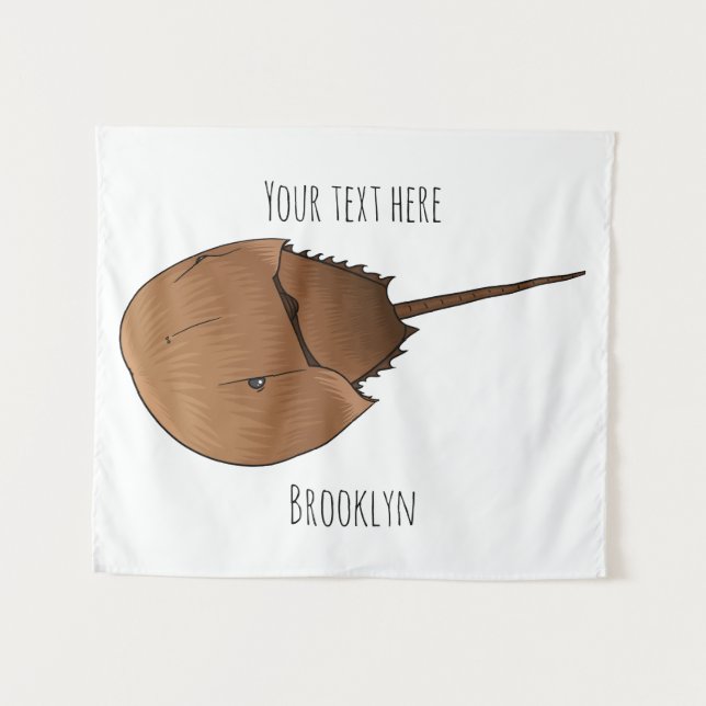 Tenture Horseshoe crab (Devant (Horizontal))