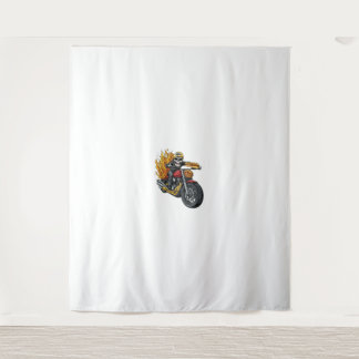 Tenture Hot Dog Rider - Funky Biker Skull