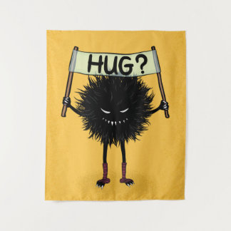 Tenture Hug de caractères mal déplaisant