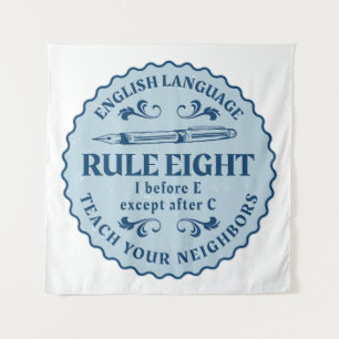 Tenture I avant E sauf après C Règle drôle