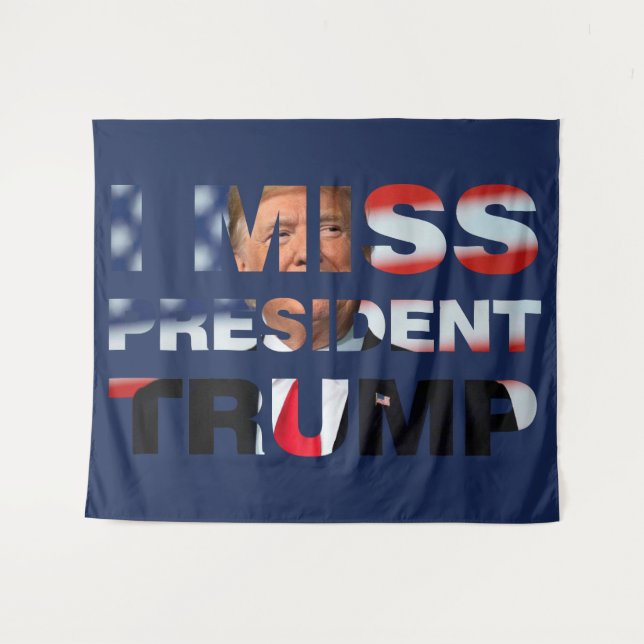 Tenture I Miss Président Trump (Devant (Horizontal))