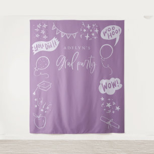 Tenture Icônes Grad Quirky Dessous À La Main Dessous Viole
