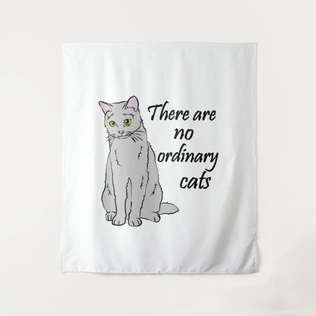 Tenture Il N'Y A Pas De Chats Ordinaires (Devant)