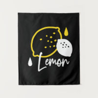 Illustration Abstraite au citron - Art des agrumes