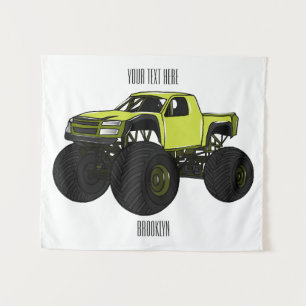 Tenture Illustration de camion monstre