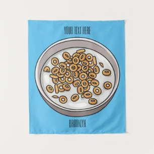 Tenture Illustration de dessin sur les céréales