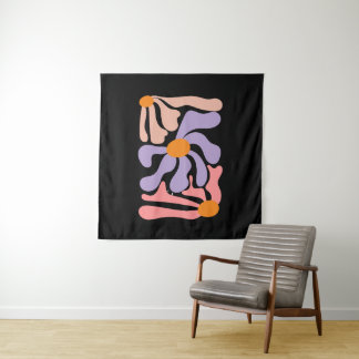 Tenture Illustration de fleurs œuvre d'art