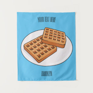 Tenture Illustration de gaufre