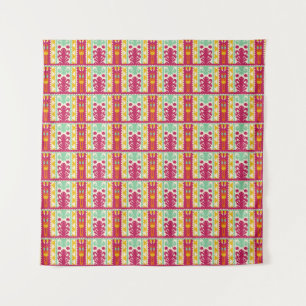 Tenture Illustration de la conception de textiles traditio