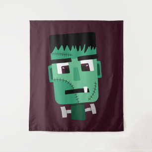 Tenture Illustration du monstre de Frankenstein