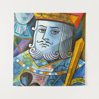 Tenture Illustration du stock King Holding Sword