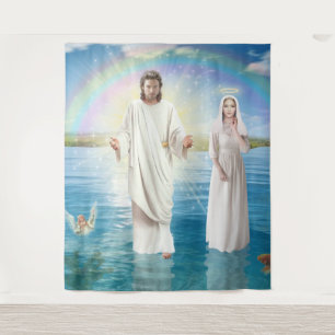 Tenture Image d'icône représentant Jésus Christ
