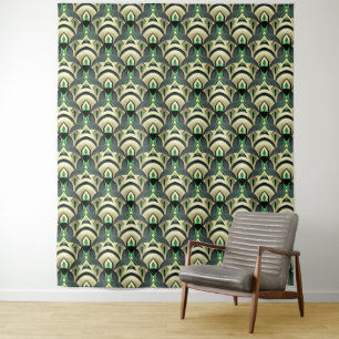 Tenture Image Emerald & Gold Art Déco
