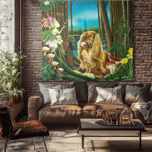 Tenture Imaginaire du roi Charles Spaniel Sprite