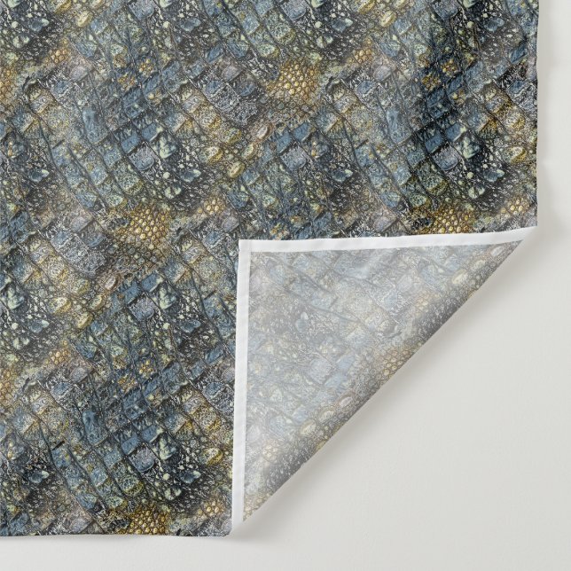 Tenture Imitation crocodile skin. Animal print. (Détail)