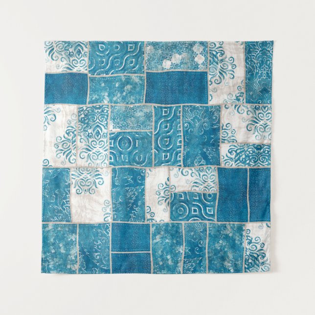 Tenture Impression motif de la surface composée de collage (Devant)