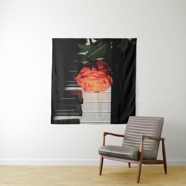 Tenture Incroyable œuvre d'art au piano (En situation)