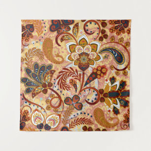Tenture Indian Paisley : Floral Vintage Brown