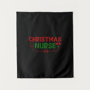 Tenture Infirmière Cadeau Noël Infirmière