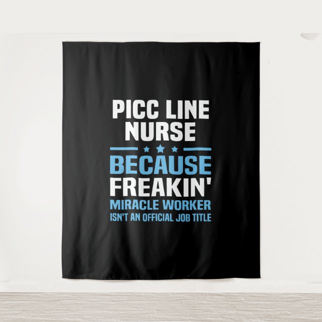 Tenture Infirmière de ligne PICC (Devant)