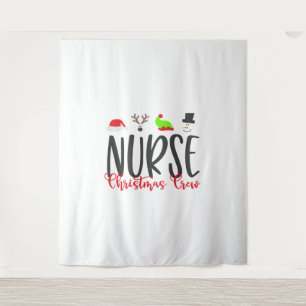 Tenture Infirmière de Noël2