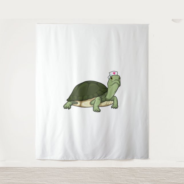 Tenture Infirmière tortue (Devant)