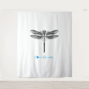 Tenture insecte dragonfly grafic style de mode film LO